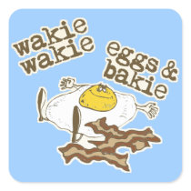 Funny Bacon and Eggs Sticker