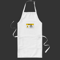 Funny Bacon Warning Apron aprons
