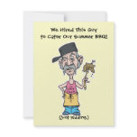 funny bad camp cook summer BBQ party Custom Announcements