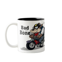 Funny Bad to the Bone Mug by DoggieAvenue Funny Bad to the Bone Mug