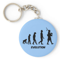 Funny bagpipes key chain