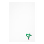 funny ballerina alligator customized stationery