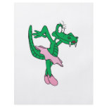 funny ballerina alligator flyers