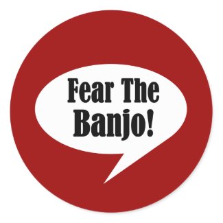Funny Banjo Quote sticker