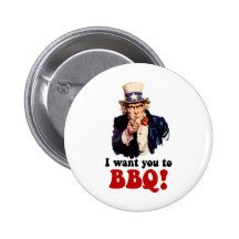 Funny barbecue buttons