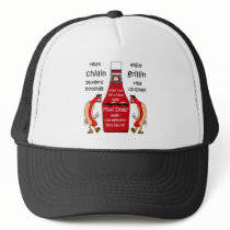 Funny barbecue mesh hats