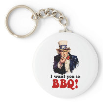 Funny barbecue key chains