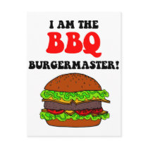 Funny barbecue post card