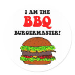 Funny barbecue stickers