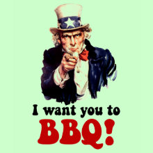 Funny barbecue T-Shirt - I want you to barbecue!