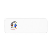 Funny Barbeque Design - Is Well Done OK? Custom Return Address Labels