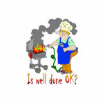 Funny Barbeque Design - Is Well Done OK? Acrylic Cut Outs