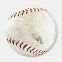 Funny Baseball Photo Refrigerator Magnet