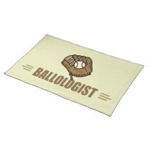 Funny Baseball Place Mat