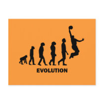 Funny basketball post card