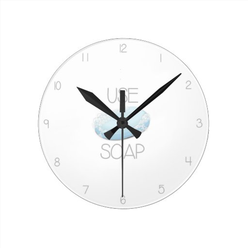 Funny Bathroom Clock Zazzle