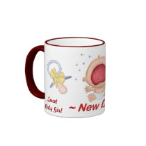 Funny Bawling Baby for New Dad - Customize mugs