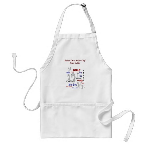 Funny BBQ Better Chef than Golfer Aprons