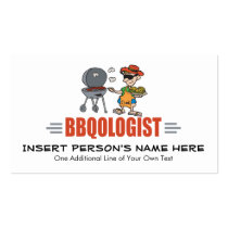 Funny BBQ Business Card Templates