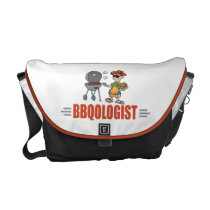 Funny BBQ Messenger Bag