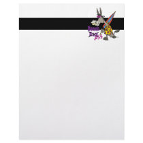 funny beach bum donkey ass silly cartoon personalized letterhead