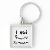 Funny Beagle Bark Keychain