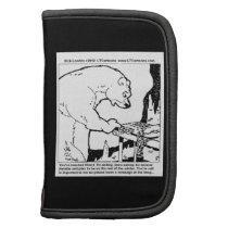 Funny Bear Answering Machine Custon Folio Planner  planners