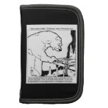 Funny Bear Answering Machine Custon Folio Planner  planners