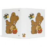 Funny Bear Sneaking Honey binders