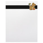 Funny Bear Sneaking Honey Customized Letterhead