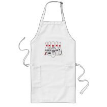 Funny Beat Up Bowling Pins Aprons