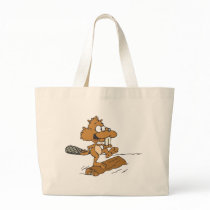 Funny Beaver Tote Bags
