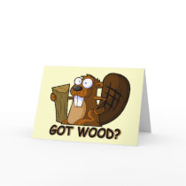 Funny Beaver Cards