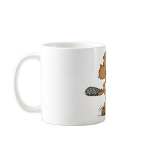 Funny Beaver Mugs