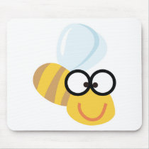 funny bee mousepads