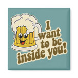 Funny Beer Drinking Humor magnets