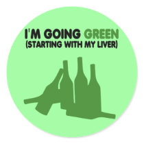 Funny beer drinking stickers