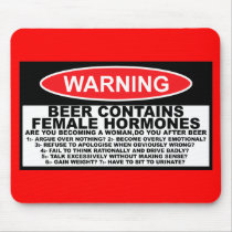 Funny beer,funny sexist mousepads by Cardsharkkid Funny beer,funny sexist mousepads