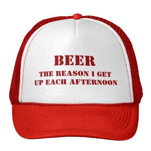 Funny BEER HatCustomizable Trucker Hat Zazzle