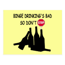 Funny Beer Postcard