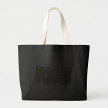 Funny Beer Tote for Homebrewers or Breweries Tote Bag