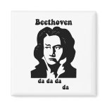 Funny Beethoven Fridge Magnet
