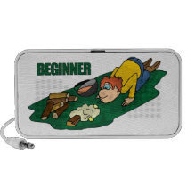 Funny Beginner Camper Doodle Travelling Speakers