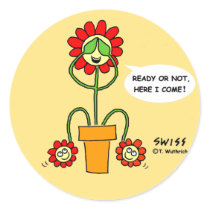 Funny Best Buds Gardening Cartoon Hide 'n' Seek stickers