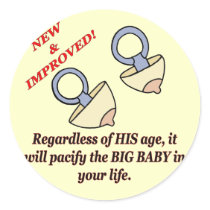 Funny Big Baby T-shirts Gifts stickers by sagart1952 Funny Big Baby T-shirts Gifts stickers