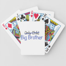 Funny Big Brother Design Playing Cards