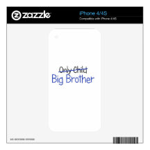 Funny Big Brother Design Skins For The iPhone 4