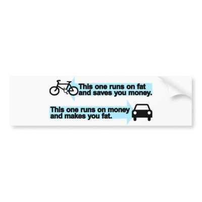 Funny  Bumper Stickers on Funny Bike Versus Car Bumper Sticker P128274547065458242en8ys 400 Jpg