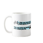 Funny Bike versus Car Mug