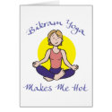 Funny Bikram Yoga Gift cards by Yoga_TShirts_Gifts Funny Bikram Yoga Gift cards